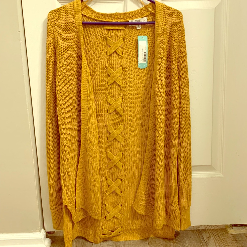 Golden Yellow Cardigan